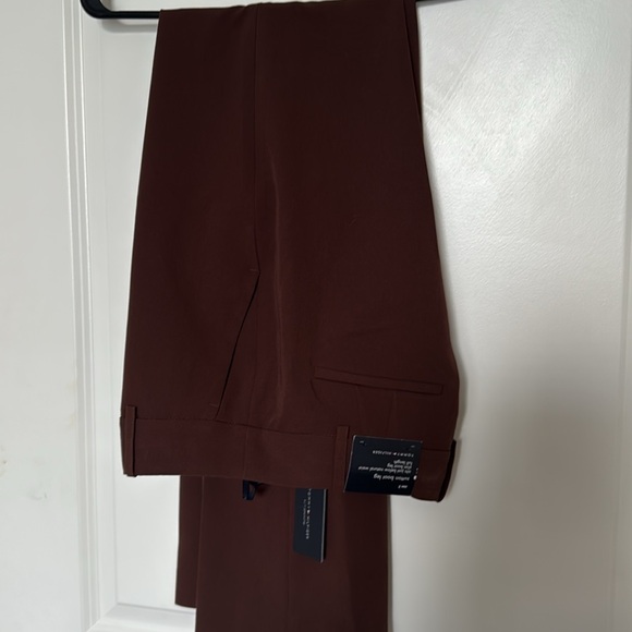 Tommy Hilfiger Chocolate Brown Slim Fit Trousers - Picture 2 of 7